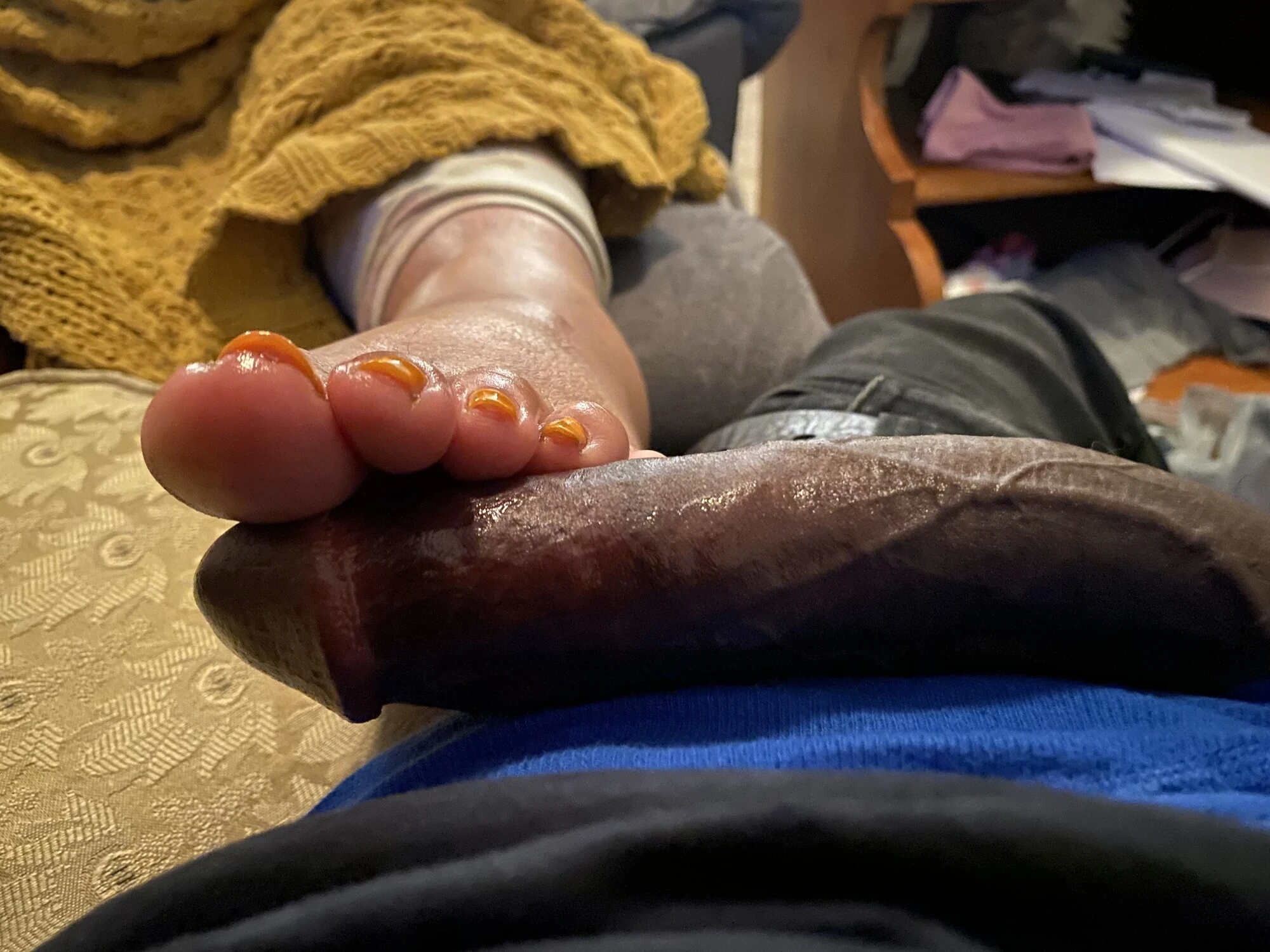 Toe job Pictures